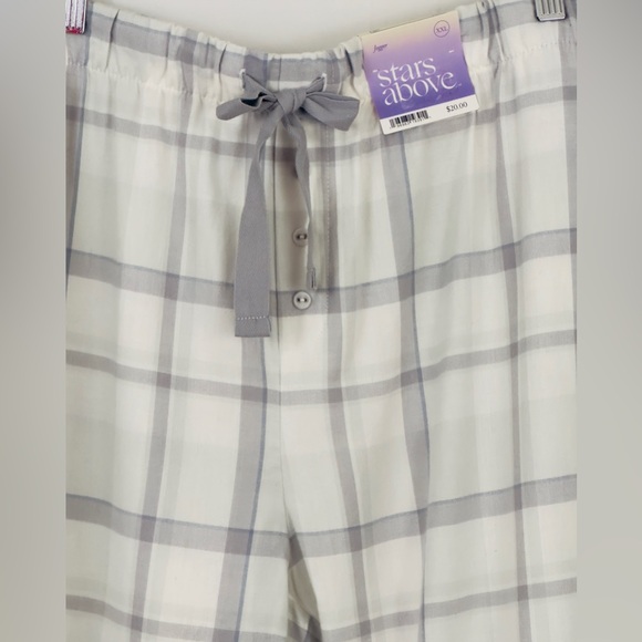 Stars Above Flannel Jogger Pants XXL Plaid Elastic Waist Pockets Drawstr… - Picture 4 of 11